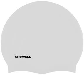 Шапочка для плавания Crowell Mono Breeze, белый цв.