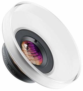 Foto objektyvas ShiftCam 10x Traditional Macro, skaidri/juoda