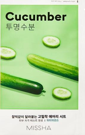 Näomask Missha Cucumber Airy Fit Sheet Mask, 19 ml