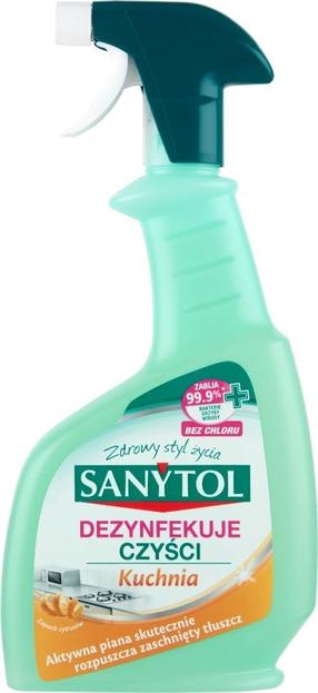 Valiklis Sanytol Citrus Scented Kitchen, virtuvės valymui, 0.5 l
