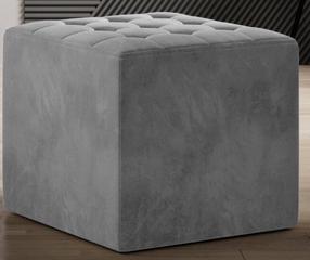 Pufas Nolla Monolith 84, pilka sp., 40 cm x 40 cm x 41 cm