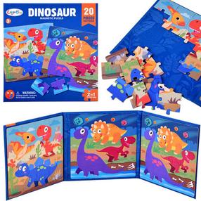 Magnetiline pusle Color Day Magnetic Puzzle Dinosaur, 1 cm, mitmevärviline, 40 tk