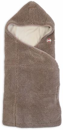Plonas miegmaišis kūdikiui Lodger Wrapper Teddy, ruda sp., 115 cm x 90 cm