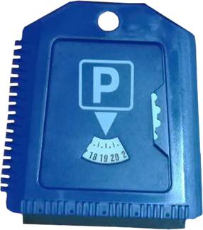 Parkimiskell Bottari Parking Disc, sinine v.