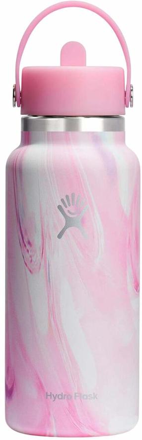 Termopudele Hydro Flask Wide Flex Straw Cap, 0.946 l, rozā krās.