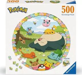 Dėlionė Ravensburger Blooming Pokémon, 52 cm x 52 cm, 500 vnt., įvairių spalvų