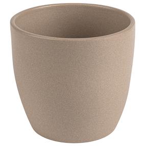 Puķu pods Domoletti Emi, keramika, Ø 13.5 cm, brūna krās.
