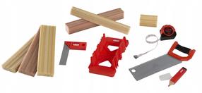 Bērnu darbarīku komplekts, - Little Tikes Creative Construction Measure & Cut, brūna krās./sarkana krās./pelēka krās.