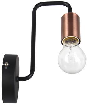Светильник настенный Candellux Herpe, E27, 1 x 60 Вт, латунный цв. / черный цв.