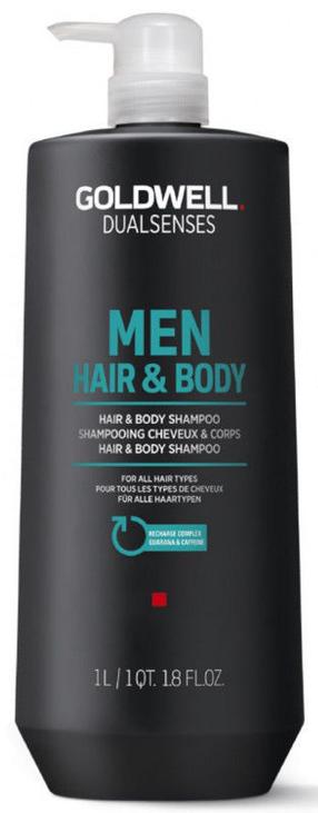 Šampūns Goldwell Dualsenses Men Hair & Body, 1000 ml