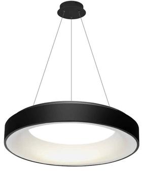 Šviestuvas kabinamas AZzardo Sovana AZ3437, LED, 2300 - 6500 °K, 1 x 40 W, balta sp. / juoda sp., 45 x 45 cm