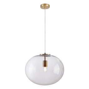 Lampa griesti Milagro Campania ML0343, E27, 1 x 60 W, caurspīdīga krās. / zelta krās.
