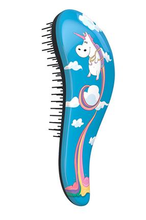 Щетка для волос Dtangler Blue Unicorn, синий цв.