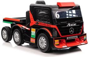 Детский электрогрузовик Lean Toys Mercedes XMX622B, черный цв./красный цв.