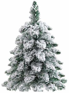 Dirbtinė Kalėdų eglutė apsnigta 28604, 60 cm, su stovu