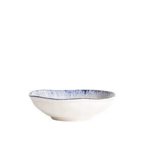 Gili lėkštė pietų Homla Lios, 20 cm x 20 cm, mėlyna sp./balta sp.