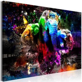 Reprodukcija Artgeist Colorful Elephants KR42, 30 cm x 20 cm