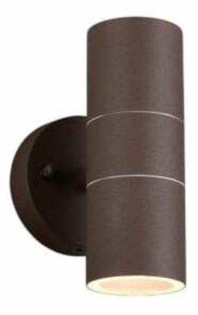 Sieninis lauko šviestuvas Trio Turia, 5W, GU10, IP44, ruda sp., 9.5 cm x 16.5 cm