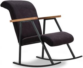 Supamasis krėslas Hanah Home Yoka 859FTN1701, juoda sp., 65 cm x 55 cm x 100 cm