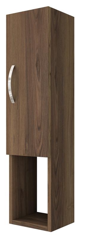 Spintelė Kalune Design E2 - 223, riešuto sp., 18.5 cm x 22.1 cm x 90 cm