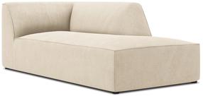Diivan Micadoni Home Ruby Corduroy Chaise Longue, hele pruun v., parem, 181 x 93 cm x 69 cm