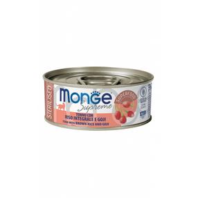 Mitrā kaķu barība Monge Supreme MN07832, rīsi/tunzivis, 0.080 kg