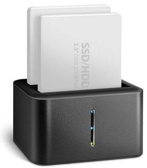 HDD/SSD корпус Axagon ADSA-D25 USB DUAL 2.5" SSD/HDD Mini Dock, 2.5"