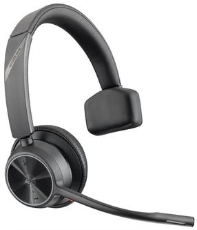 Bezvadu austiņas Plantronics Voyager 4310 UC Mono 218470-01, melna krās.