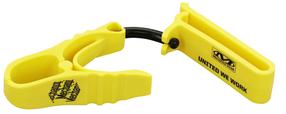 Kindaklamber Mechanix Wear Glove Clip, must v./kollane v., universaalne, 2 tk