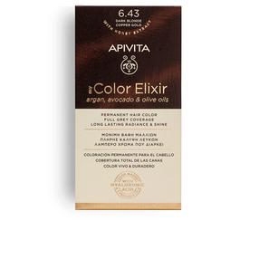 Kраска для волос Apivita My Color Elixir, dark golden copper blonde цв., 6.43, 50 мл
