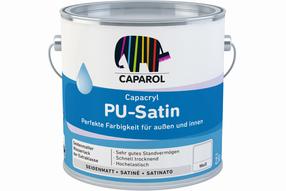 Krāsa, fasāde/daudzveidīgs Caparol Capacryl Pu-satin, matēts, 0.7 l, pu-satin krās.