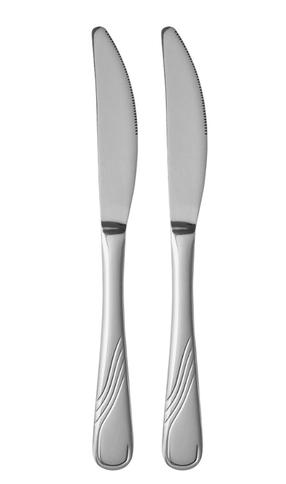 Peilis Ambition Napoli 28596, nerūdijantysis plienas, sidabro sp., 2 vnt., 21 cm
