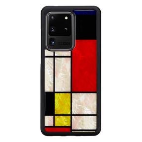 Чехол для телефона iKins Mondrian Back Case For Samsung Galaxy S20 Ultra, черный цв., Samsung