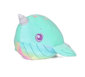 Pliušinis žaislas banginis Dream Beams Nickie, žydra sp., 18 cm