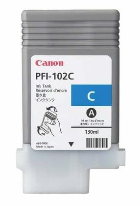 Tinte Canon 0896B001 PFI-102C, zilganzaļa (cyan) krās., 130 ml
