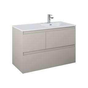 Vonios spintelė po praustuvu Elita Split 100 3DR R, fume matt sp., 45.8 cm x 100 cm x 63.5 cm