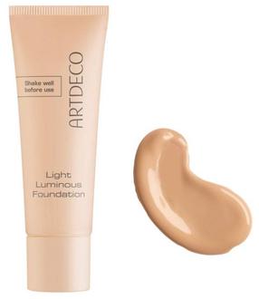Šķidrā grima bāze Artdeco Light Luminous, gaiši brūna krās., 22 neutral natural chiffon, 25 ml