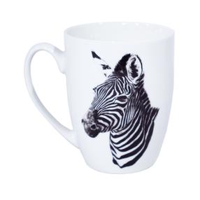 Krūzīte Ketler Zebra, balta krās./melna krās., 0.35 l