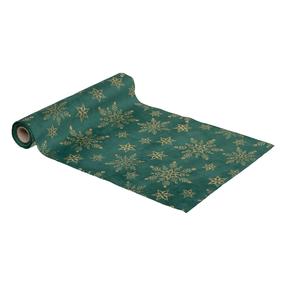 Stalo takelis stačiakampė Atmosphera 191474, aukso/žalia, 28 x 300 cm