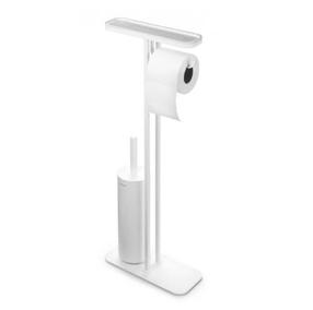 Tualeto reikmenų stovas Brabantia MindSet, balta sp., 12.5 cm x 75.5 cm x 29 cm