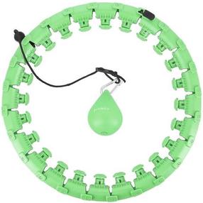 Массажный бантик HMS Hula Hoop With Weight, 45 см, 1.25 кг, зеленый цв.