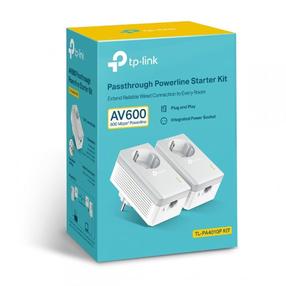 Powerline adapteris TP-Link Powerline AV600, TL-PA4010P Kit, 42 mm x 95 mm x 58 mm