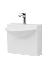 Vonios praustuvas ArtCeram Wall Mini L850, keramika, 50 cm x 45 cm x 39 cm, balta sp.
