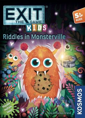 Galda spēle Kosmos Exit: The Game Kids Riddles In Monsterville, daudzkrāsains, EN