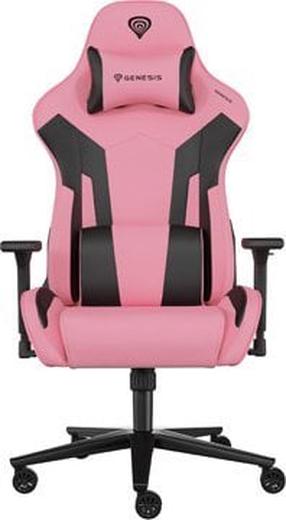 Žaidimų kėdė Genesis Nitro 720, 50 x 62 x 46.5 - 53.5 cm, juoda sp./rožinė sp.