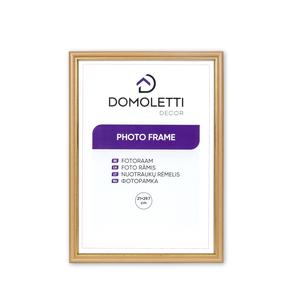 Фоторамка Domoletti, 21 см x 29.7 см, золотой цв./светло-коричневый цв.
