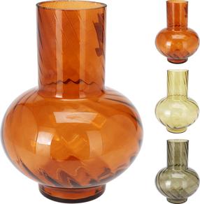 Dekoratīva vāze AAE440970, 23 cm, dzeltena krās./oranža krās./pelēka krās.