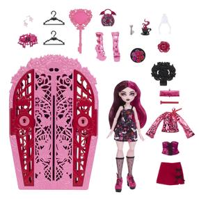 Кукла с аксессуарами Mattel Monster High Skulltimate Secrets Garden Mysteries Drakulaura HYT72, 29 см, красный цв.