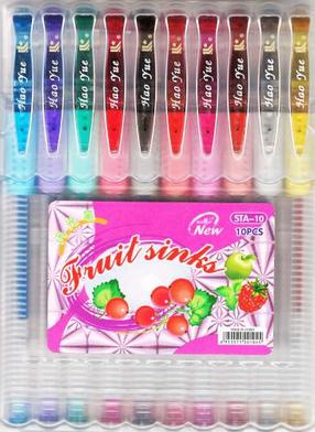 Ручка Avatar Fruit Sinks, многоцветный, 10 шт.