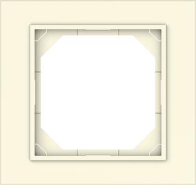 Vienvietis rėmelis Vilma QR1000 111076101201, dramblio kaulo sp. 1 vt.